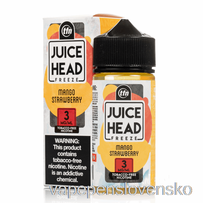 Zmraziť Mango Jahoda - Džús Hlava - 100 Ml 0mg Vape Bez Nikotinu